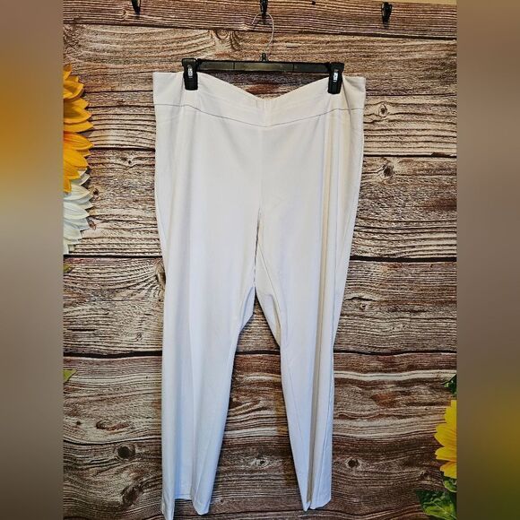 Investments II pants Women's 18WR pull on white Pre-owned - Picture 1 of 4